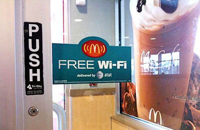 McDonald's fully filters free WiFi, automatically blocks pornography