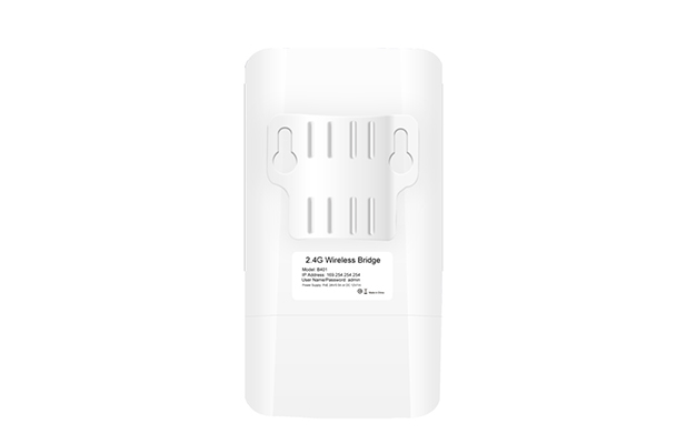 WOBICOM L-Series B401 300Mbps 1KM Outdoor Wireless Bridge 2.4G WiFi 24V PoE Supply Point to Point