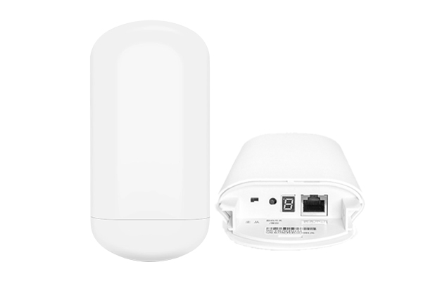 WOBICOM L-Series N350 450Mbps 1KM Outdoor Wireless Bridge 5.8G WiFi 24V PoE Supply Point to Point