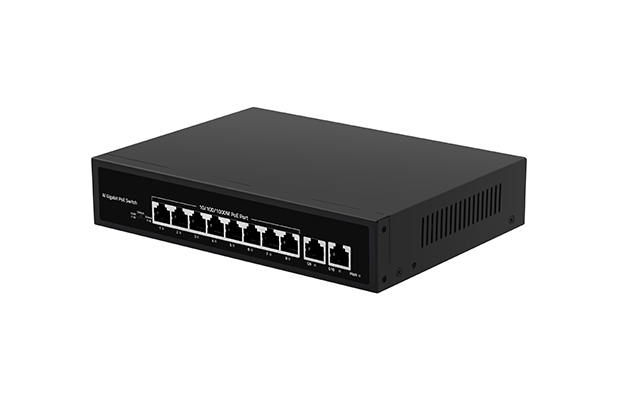 WOBICOM 10 Port Full Gigabit Intelligent Standard PoE Switch