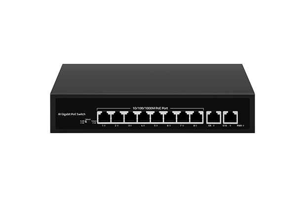 WOBICOM 10 Port Full Gigabit Intelligent Standard PoE Switch